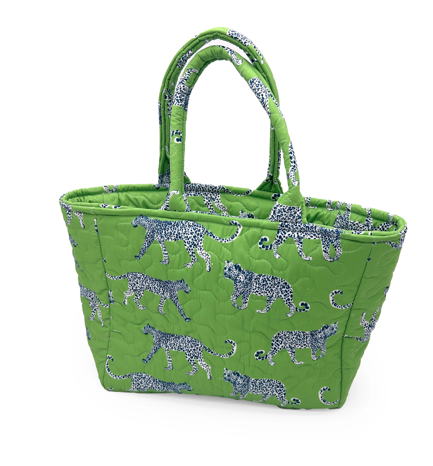Ida Mae Handbag, Leilani Leopard Green