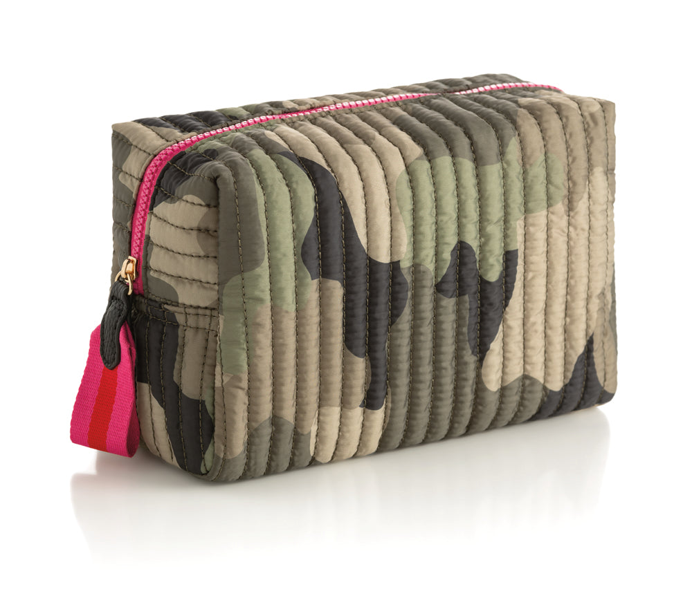 Ezra Large Boxy Camo Pouch