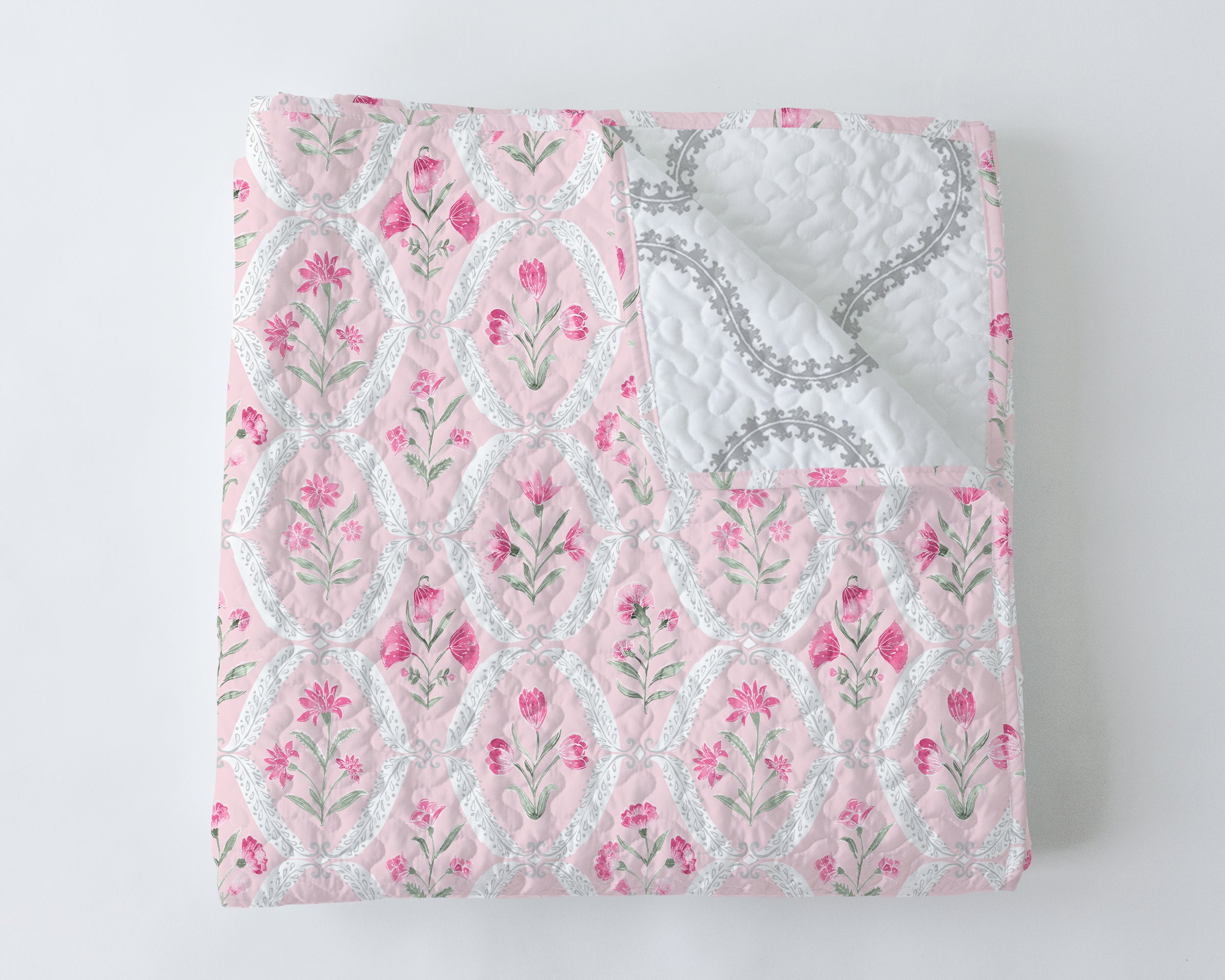 Ida Mae Baby Blanket, Charlotte Pink