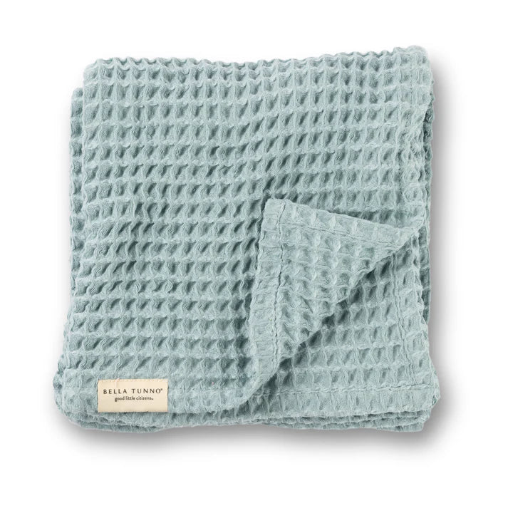Waffle Baby Blanket, Fog
