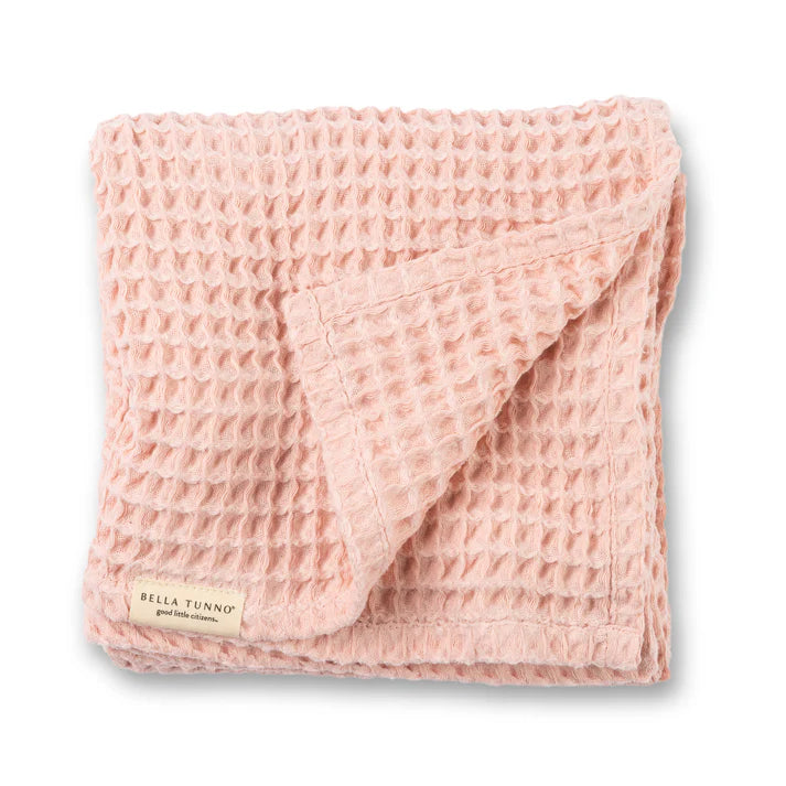 Waffle Baby Blanket, Blush