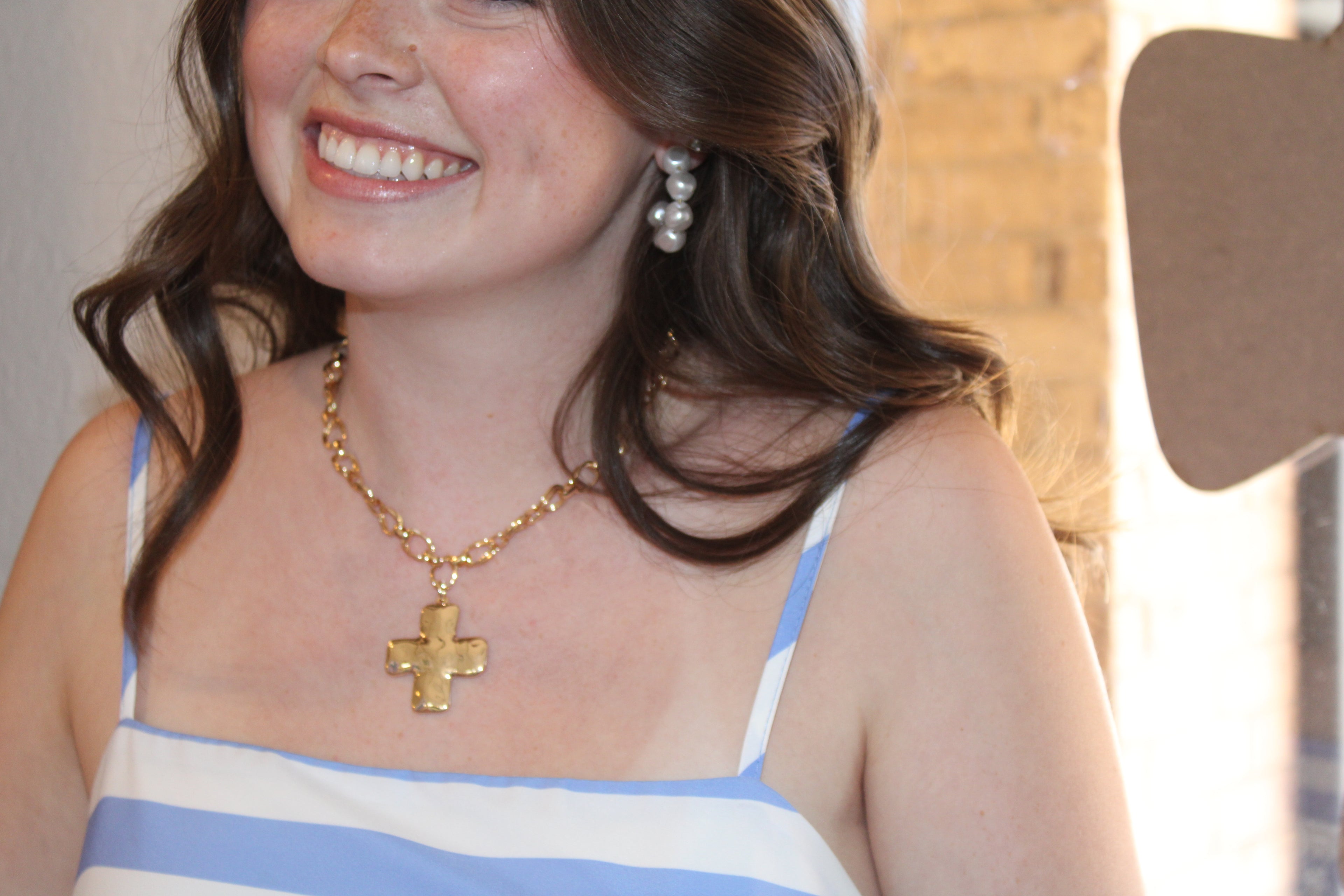 Elise Cross Necklace