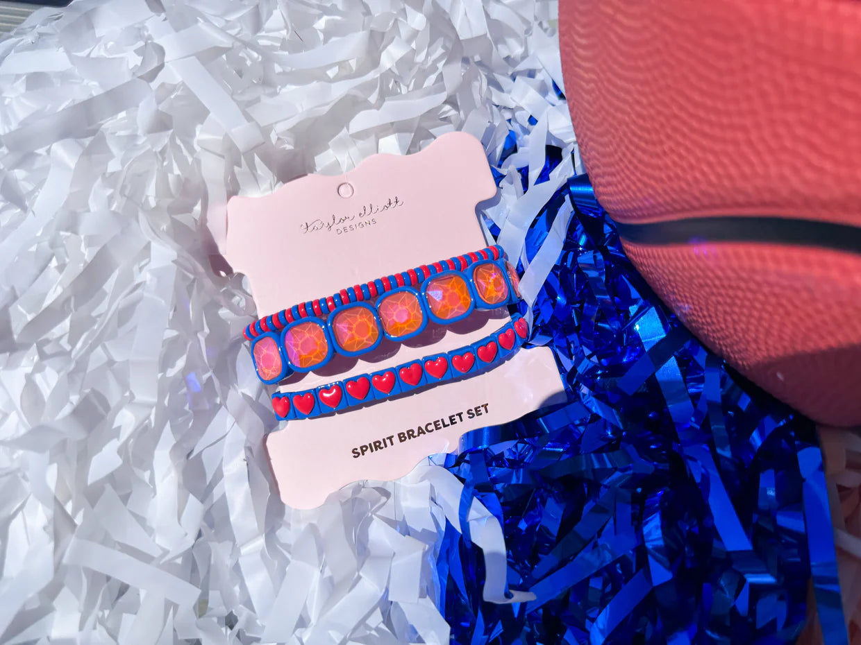 Spirit Bracelets, Blue + Orange