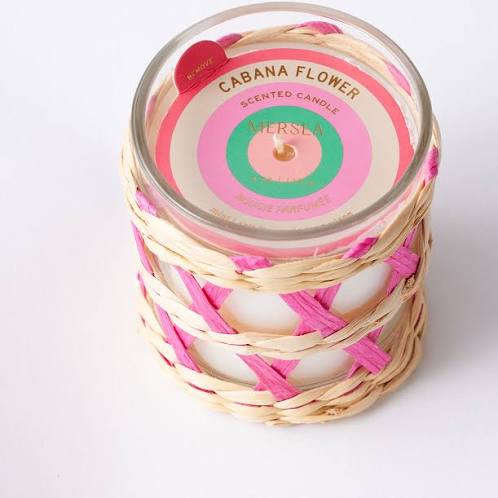 Seagrass Candle, Cabana Flower