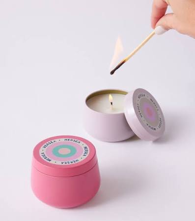 Tin Candle, Cabana Flower